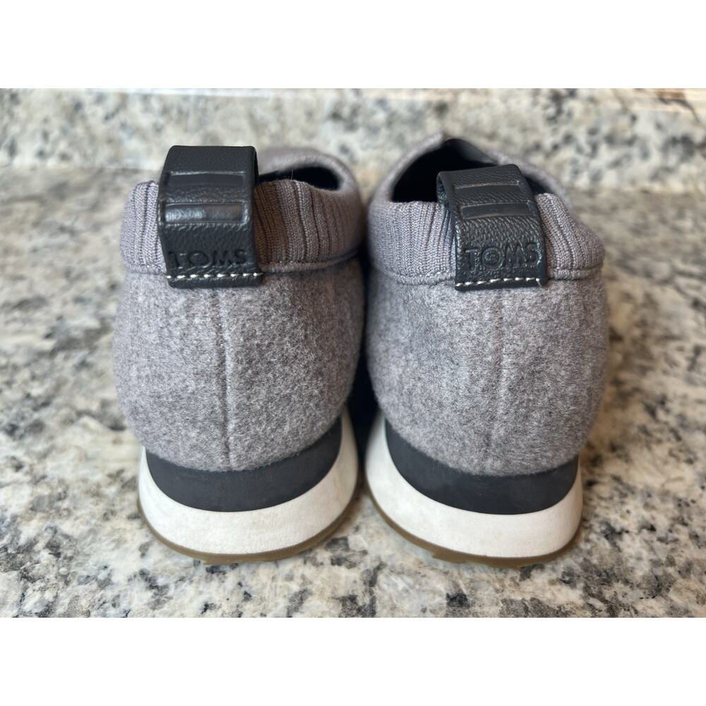 TOMS Alpargata Athletic 2.0 Slip On Gray Flannel Shoes Women’s 7 Sport Comfort - Picture 4 of 7